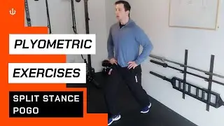 Split stance pogo