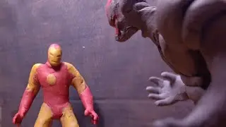 Iron Man Stop Motion con plastilina 2