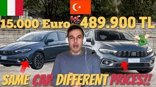 Cost of Cars In 🇹🇷 Turkey Vs Europe 🇪🇺 Italian Reaction!😱