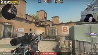 CSGO PROS PLAY NEW DUST2!