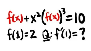 when you don't know the function, just use implicit differentiation