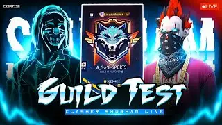 FREE FIRE LIVE😎 HARDEST GUILD TEST🔥 1v1 WITH SUBSCRIBERS 