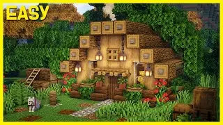 Minecraft | How to Build a Starter House For Survival | Tutorial