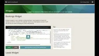 Bookings Widget