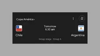 Argentina vs Chile | Copa America 2024