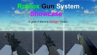 gun system giveaway roblox studio