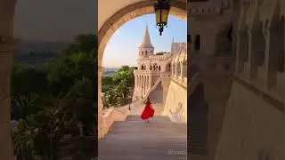 Dreamy summer mornings in Budapest 🥰 📍Fisherman’s Bastion, Budapest, Hungary 🇭🇺