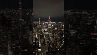 New York City at night from above and from the ground!!