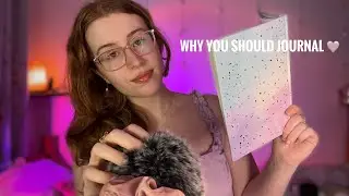 ASMR - Reading my Gratitude Journal, Fluffy Massage | Whispered