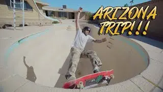 Skating Abandoned Pools in Arizona (Nov 2021)