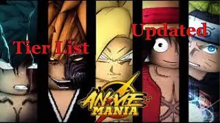 Anime Mania New UPDATED DBZ TIER list