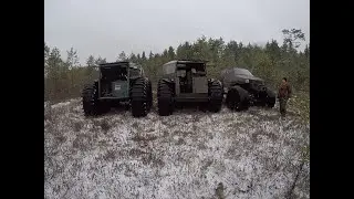 Вездеходы(Север,ДиФ и ОкА) 4 дня по бездорожью!