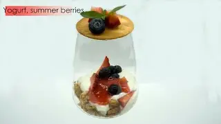 Десерт йогурт, летние ягоды  | Yogurt, summer berries