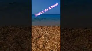 занос на пляже