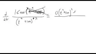 Derivative of a Rational Fraction Function