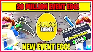 TAPPING SIMULATOR NEW 20 MILLION EVENT EGG! NEW TWITTER CODE! *5 FREE SUPER REBIRTH TOKENS* - Roblox