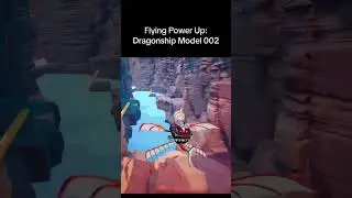 Flying Power up: Dragonship Model 002 #gamedev #unrealengine5 #fypシ #gamedevelopment #artist