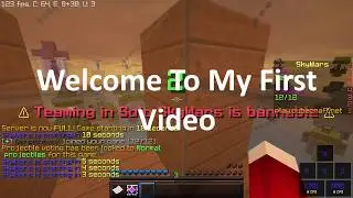 First Video! - Skywars #1