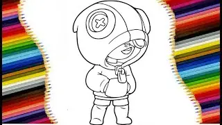 Как нарисовать Леона из Бравл Старс. How to Draw Leon. Brawl Star