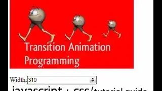 How to create Transition Animation Programming Using CSS  & JavaScript
