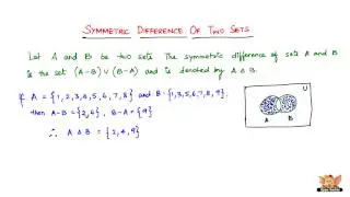 What is Symmetric Difference of two Sets ?