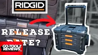 New release date for Ridgid Pro Gear 2.0 XL 3-drawer rolling tool box. 