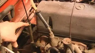 w123 замена масла в АКПП