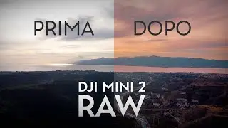 DJI Mini 2 modificare FOTO RAW con lo SMARTPHONE