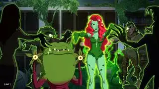 Harley Quinn : Poison ivy dancing with Zombies.