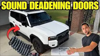 SOUND DEADENING My 2025 Toyota Land Cruiser Front Doors | Complete Tutorial