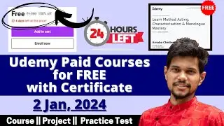 How to get Udemy Courses for FREE in 2024 | Udemy Coupon Code 2024 |  Latest Udemy Coupons