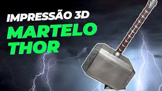 Como fazer uma réplica do Mjolnir (martelo do thor) impressão 3D