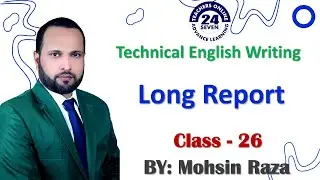 ENG201 Short Lecture - 26 | VU Short Lecture | Writing Long Reports in (Urdu / Hindi)