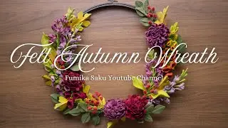 Felt Autumn Wreath