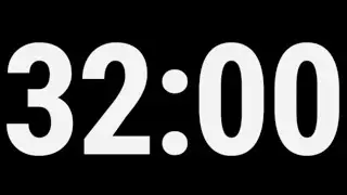 32 Minute Countdown Timer | 32 Minute Timer | 32 Minute Countdown | Alarm Clock | Ambience Sounds