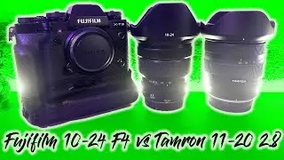 Fujifilm 10-24 F4 vs Tamron 11-20 F2.8