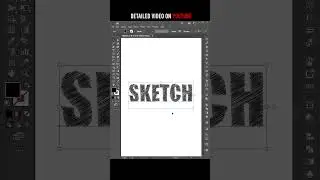 Sketch text in illustrator 