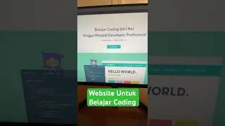 Website Untuk Belajar Coding #buatwebsite #websiteai