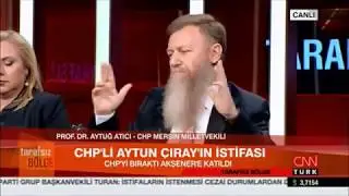 Aytuğ Atıcı CNN Türk'te Aytun Çıray'ın İstifasını Eleştirdi