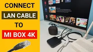 How to connect LAN Cable to MI Box 4K | USB to Ethernet Adaptor