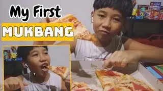 Czyrah Pizza Mukbang ilan slice kaya mauubus ko? Pinoy Mukbang | Bron Andrei