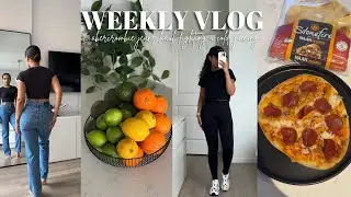 weekly vlog ♡ I caught a bad cold, Abercrombie jeans try on, juicing + more | Jessica Carmona