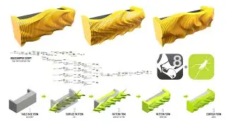 Parametric Script Desk Form Array Design Using Grasshopper for Rhino 3D #grasshopper #parametric