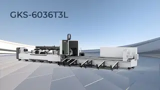 GKS6036T3L Three Chuck Laser Tube Cutting Machine