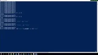Powershell logical operator -gt