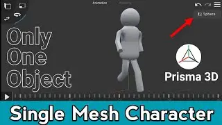 सिर्फ एक object से पूरा 3d model बनाएं | Secret of 3D character modeling | Prisma 3D