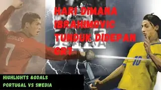WHEN IBRAHIMOVIC AND CRISTIANO RONALDO FIGHT.