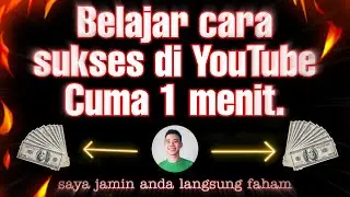 Belajar cara sukses di YouTube