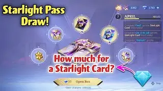 STARLIGHT PASS DRAW!⭐HOW MUCH FOR A STARLIGHT CARD?💎