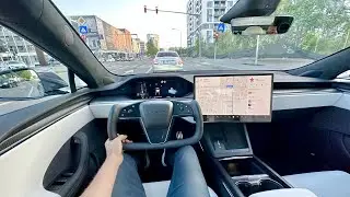 2023 Tesla Model S Plaid Test Drive POV